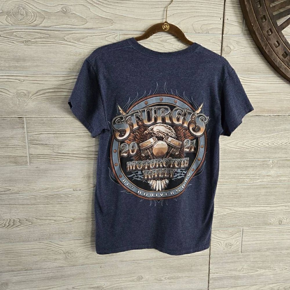 Sturgis Motercycle Rally 2021 SZ S Unisex 81st Anniversary Tshirt